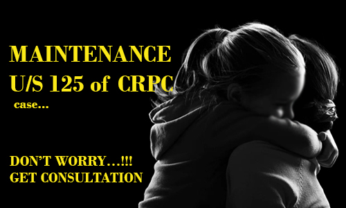 Maintenance U/S 125 of CrPC