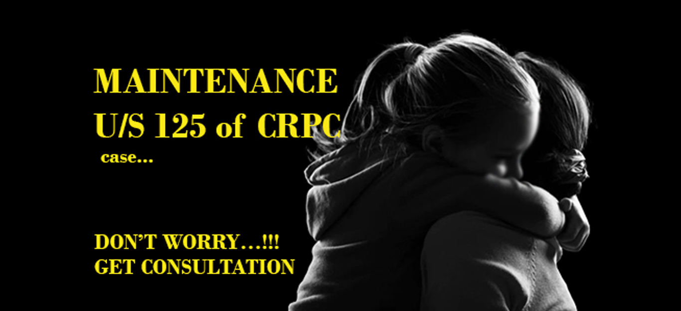 Maintenance Under Section 125 CrPC
